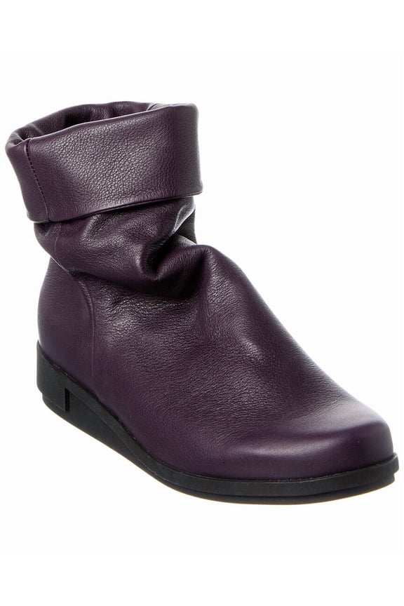 Dayarc Leather Bootie, 36, Purple