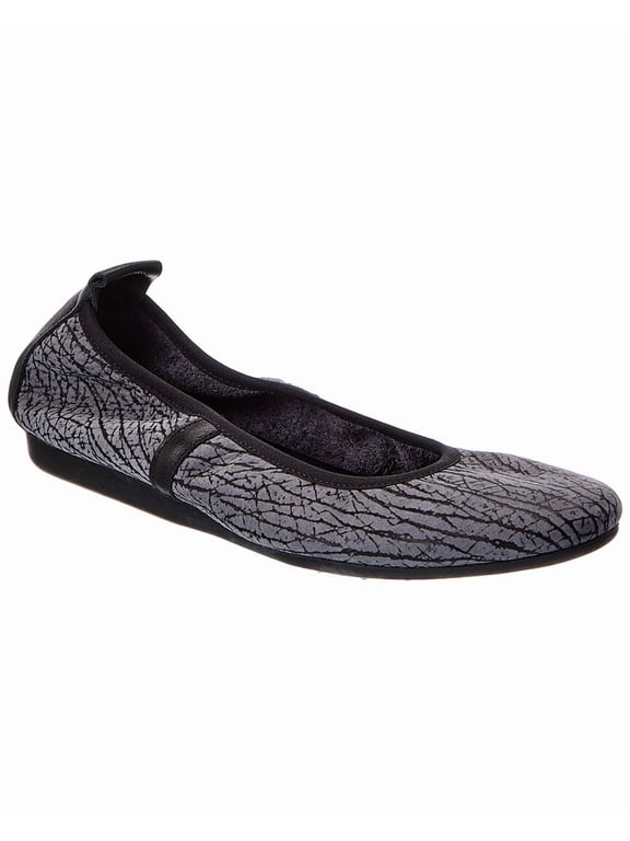 Lamour Leather Flat, 37, Grey