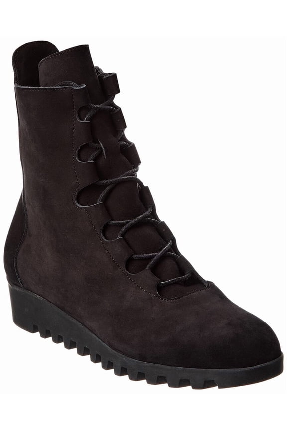 Lombox Suede Bootie, 36, Black