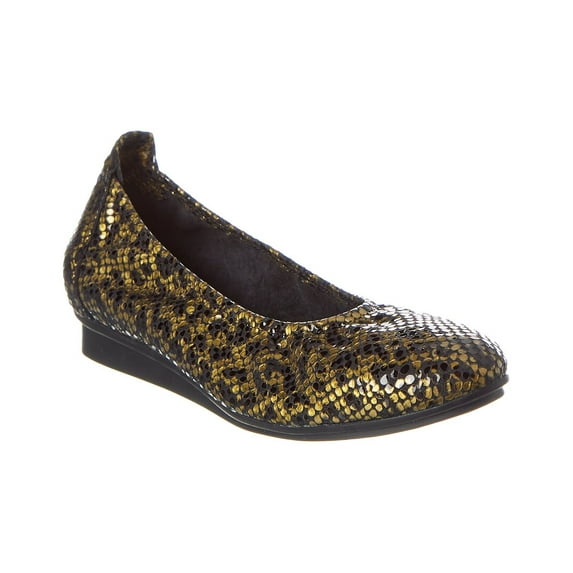 Arche Ninoka Leather Flat, 42, Gold