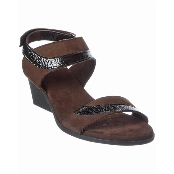 Arche Rimana Leather Sandal, 36, Black