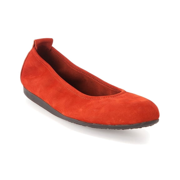 Arche Women's "Laius" Nubuck Flat, 40, Red