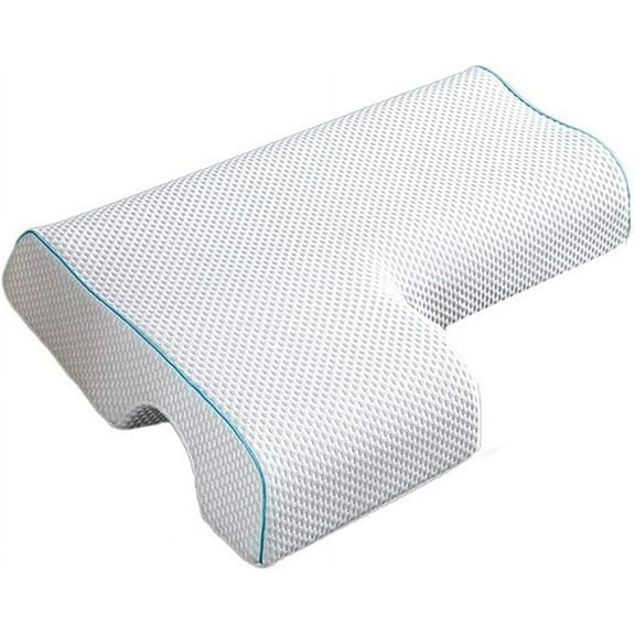 Arched Cuddle ,Couples Pillow with Slow Rebound and Breathable Memory Foam,Couple Cuddle Sleep Pillow for Anti Pressure Hand (Right)