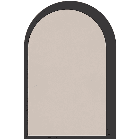 Arched Felt Bulletin Boards, Decorative Boards, Self-Adhesive Wall Bulletin Board for Photo Display, 0.35 in Thick Message Board for Home Decor, Office, Grey