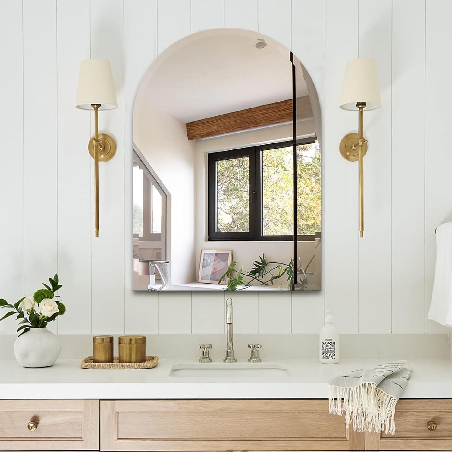 Fine Edge Arch Wall Mirror main image 0