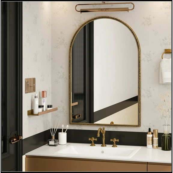 Arched Mirror,Wall Mirror for Bathroom,Vanity Mirror or Wall Decor Arch Mirror for LivingRoom Bedroom Entryway