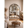 thumbnail image 1 of Arched Window Mirror Farm House Mirror, 1 of 11