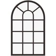 thumbnail image 1 of Arched Window Wall Mirror, Rustic Farmhouse Accent Mirror, Wood Framed Entry Mirror Windowpane Acrylic Mirror for Living Room,Bathroom,Bedroom,Kitchen, 1 of 7