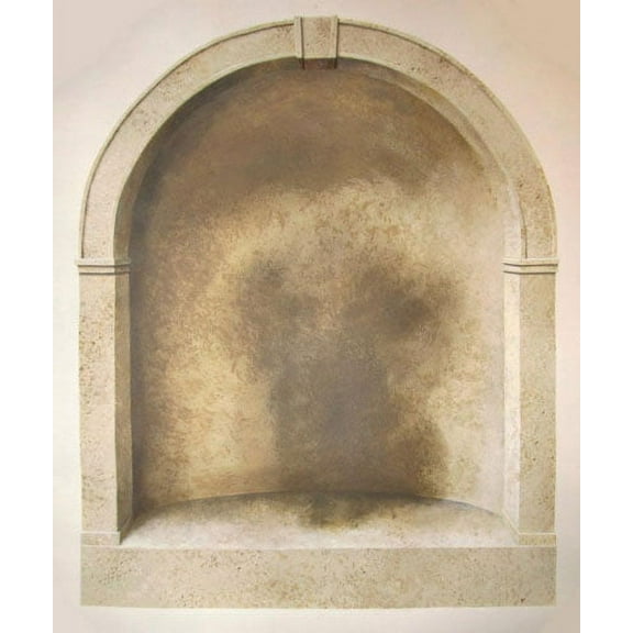 Arched Window or Niche Wall Stencil by Jeff Raum