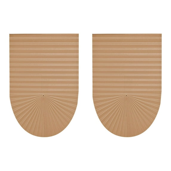 Arched Windows Curtains, Arch Window Blackout Shades, Arch Window Blinds, Pleated Fabric Blind, 1Pcs Arch Window Shade Blackout, Easy Install Arched Curtains 35.4x59.1 In