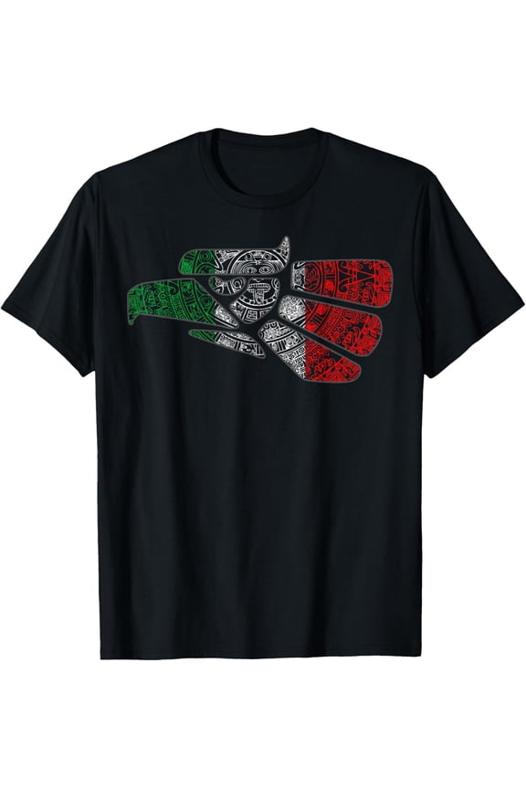 Archeological T-ShirtMexico Sacred Aztec Calendar Mexican Eagle