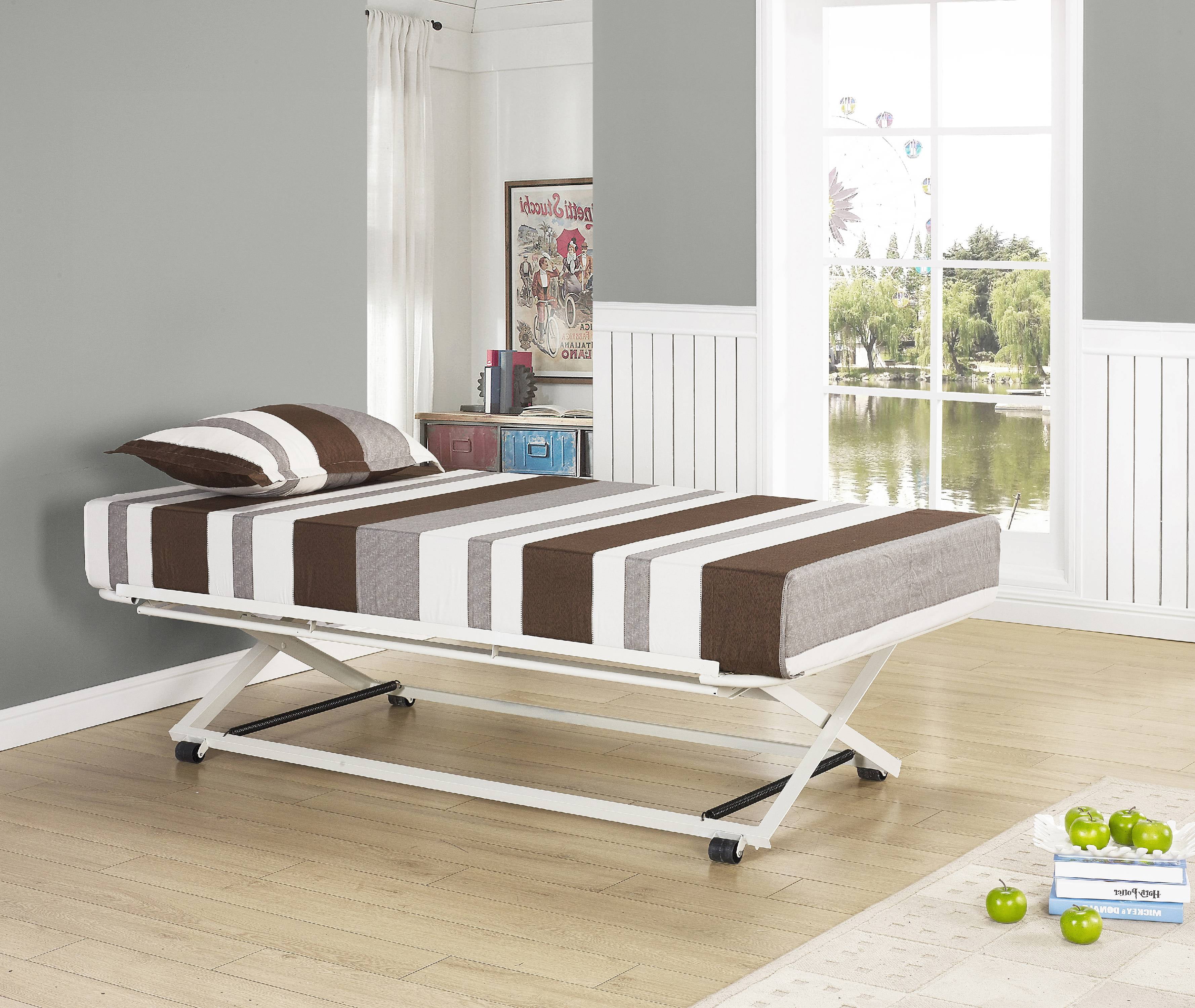 High rise discount trundle bed