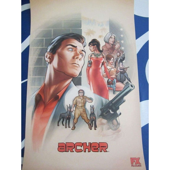 Archer 2016 Comic-Con SDCC 11x17 mini Fox promo poster