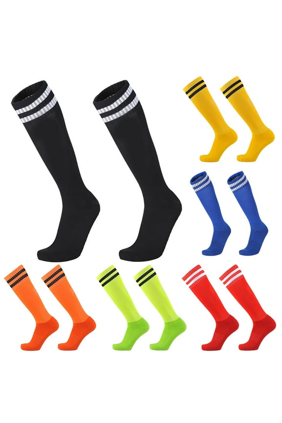 Adults Children Breathable Anti-Slip Soccer Football Sports Long Tube Socks