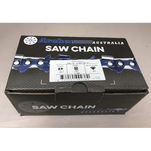 Archer Chainsaw Chain 25ft Roll .325 Pitch .063 Ripping Chain
