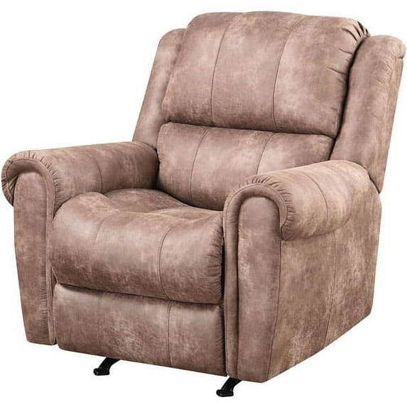 Archer Fabric Rocker Recliner, Brown