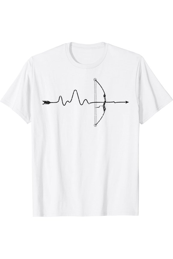Archer Heartbeat Archery Bow Arrow Bowhunting Hunting Gifts T-Shirt, Birthday Gift
