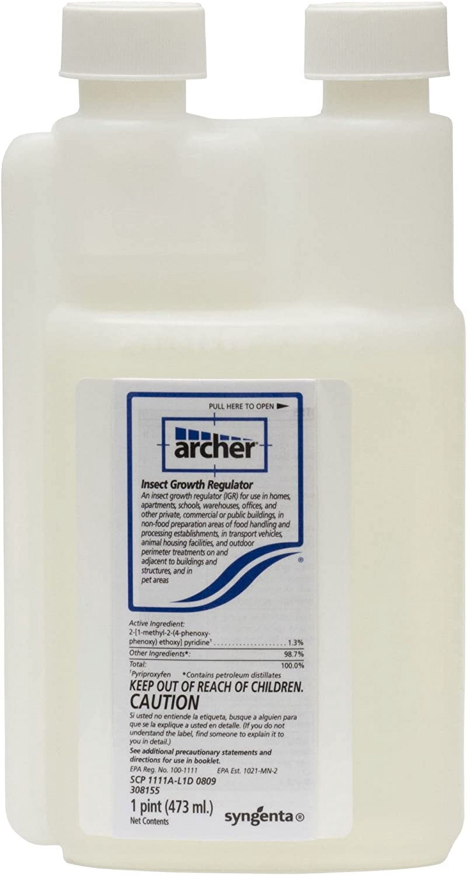 Archer IGR Liquid Concentrate Insecticide 1 Pint - Walmart.com