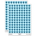thumbnail image 1 of Archer Kneeling with Bow Drawn Archery 200+ Round Stickers - Light Blue - Matte Finish - 0.50" Size, 1 of 3
