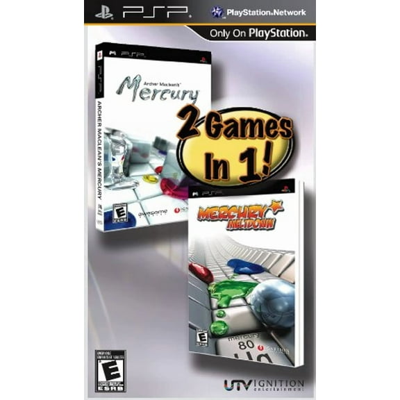 Archer Maclean's Mercury and Mercury Meltdown 2 - Pack - Sony PSP