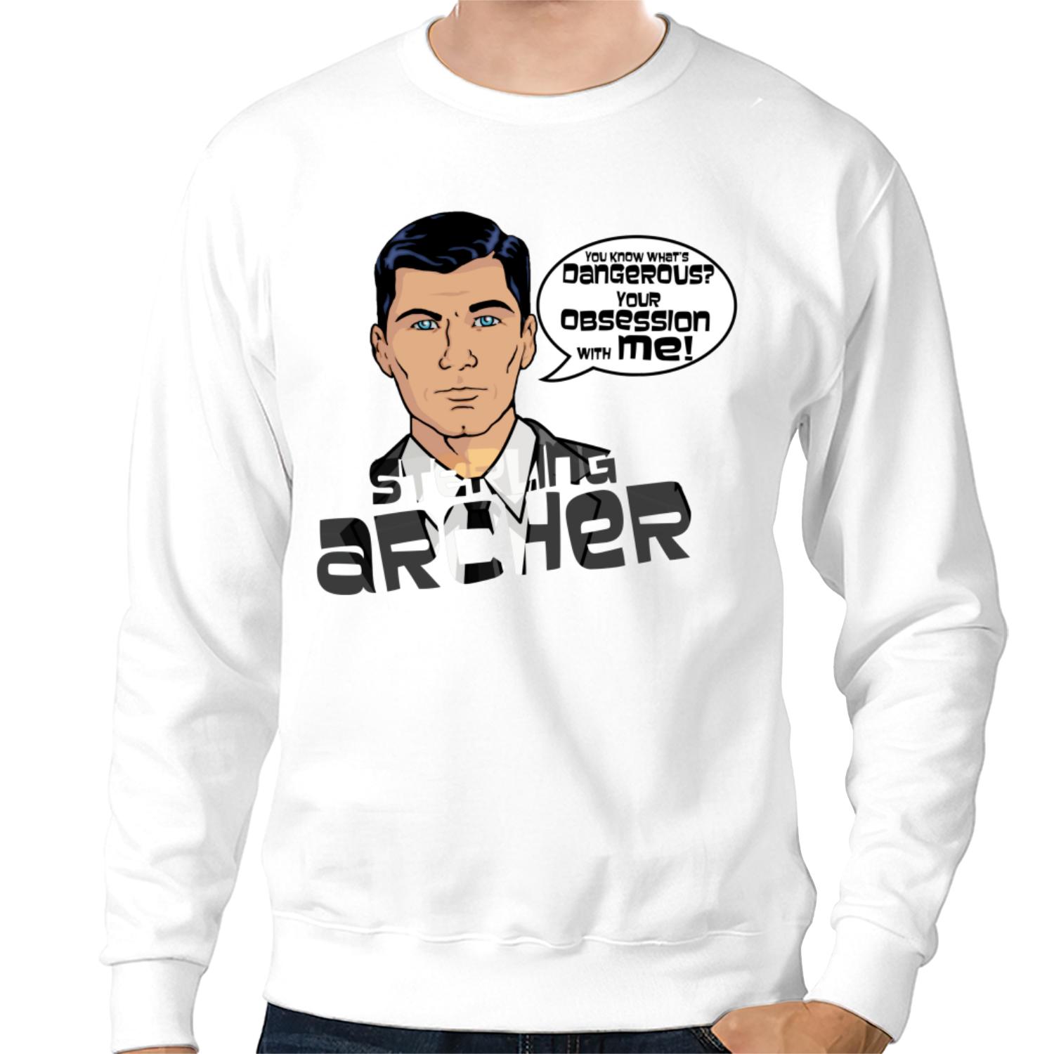 Archer Obsession Sterling Archer Sweatshirt, Trending Unisex Cotton