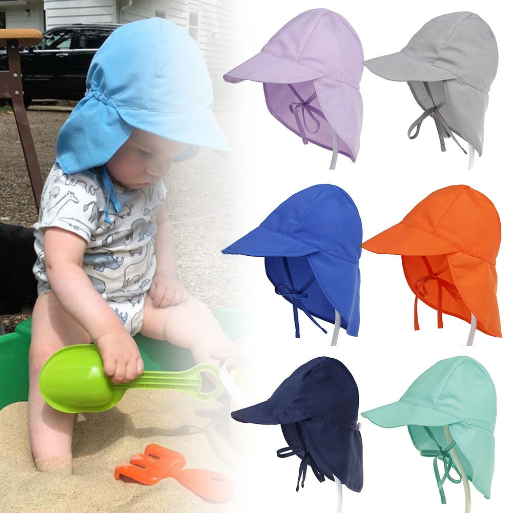 Archer Outdoor Kids Baby Neck Ear Cover Wide Brim Anti-UV Sun Protection  Flap Cap Hat 
