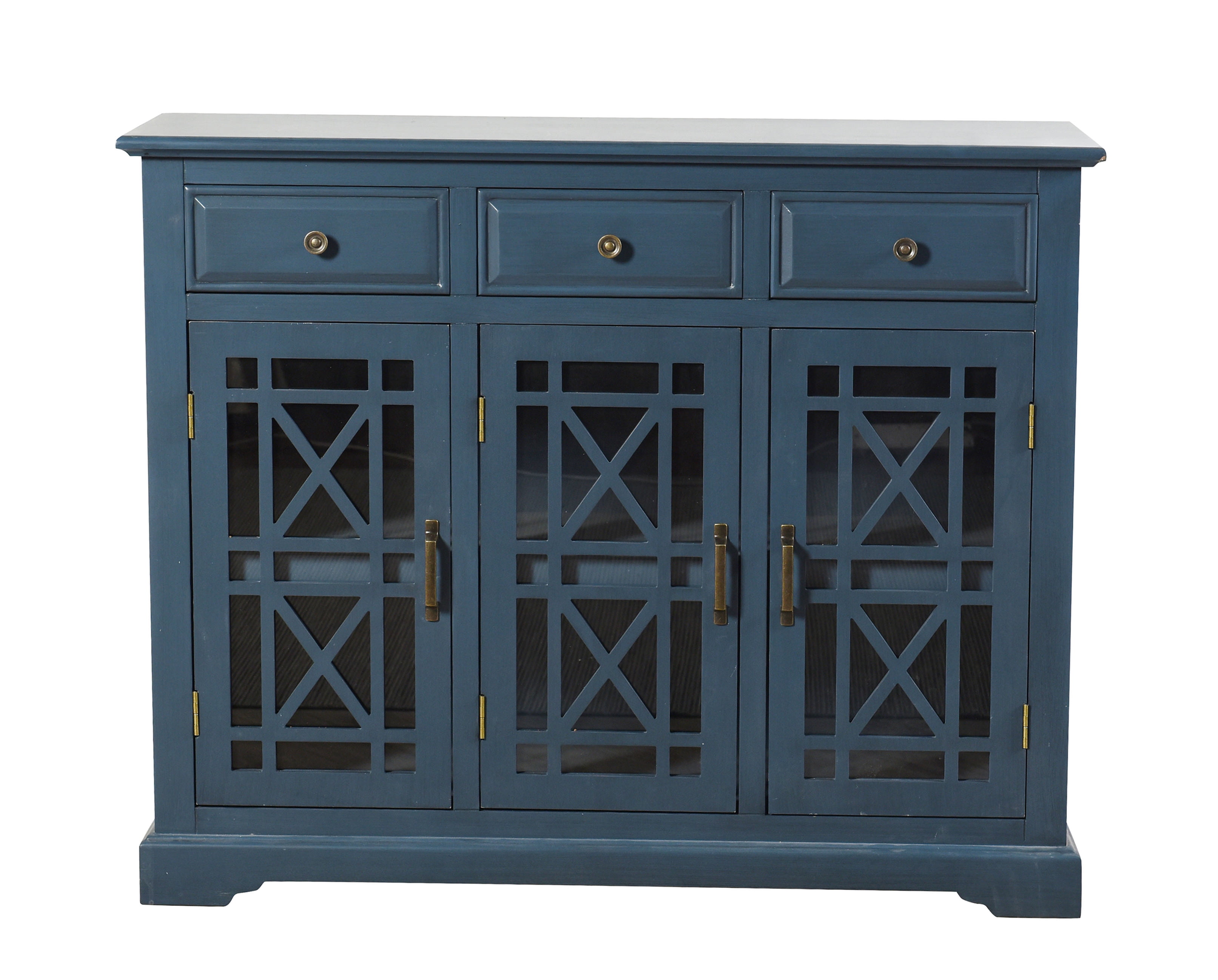 Homfa 42.5¡®¡¯ Kitchen Buffet Sideboard Cabinet, 3 Drawers