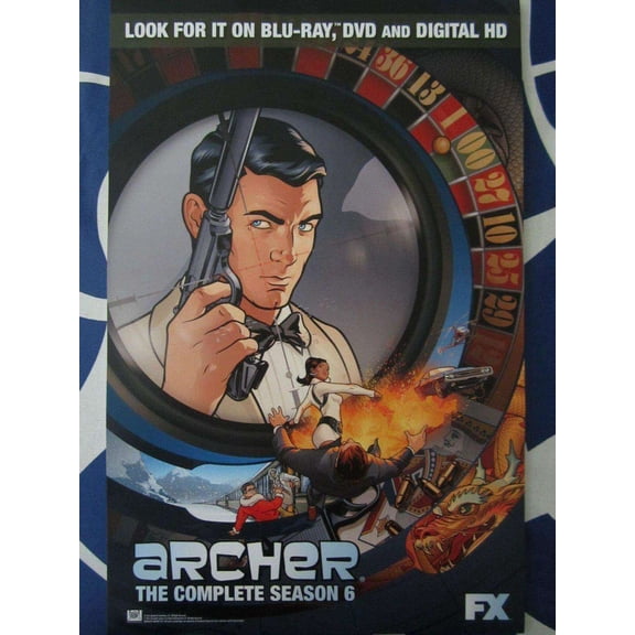 Archer Season 6 2015 Comic-Con mini promo poster