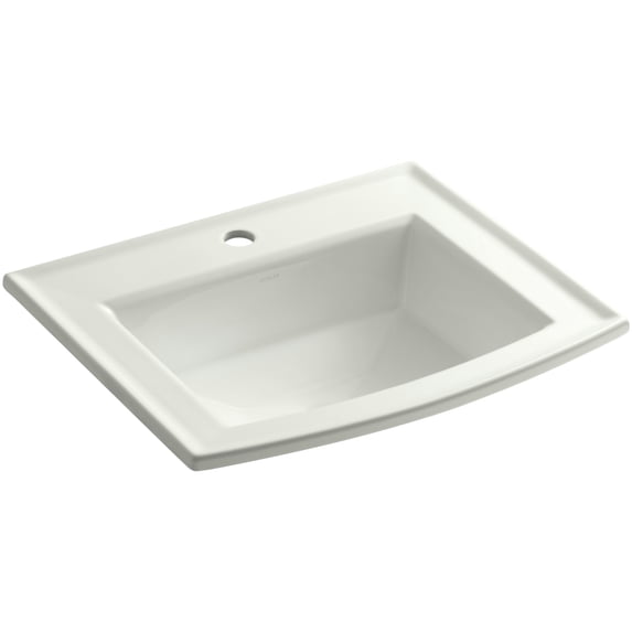 Archer Self-Rimming Lavatory with Single-Hole Drilling, Dune