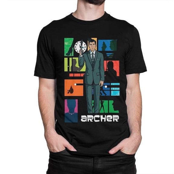 Archer TV Series T-shirt / 100% Cotton Tee / Men's Women's All Sizes (yw-249)