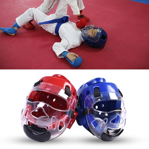 Hevirgo Taekwondo Helmet Breathable Shock Absorption Multi-purpose Head Guard Sparring Helmet for Sport