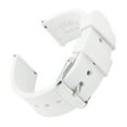 thumbnail image 1 of Archer Watch Straps - Silicone Quick Release Soft Rubber Replacement Watch Bands for Men and Women (White, 22mm), 1 of 6