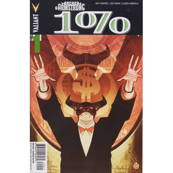 Archer and Armstrong: The One Percent #1A VF ; Valiant Comic Book
