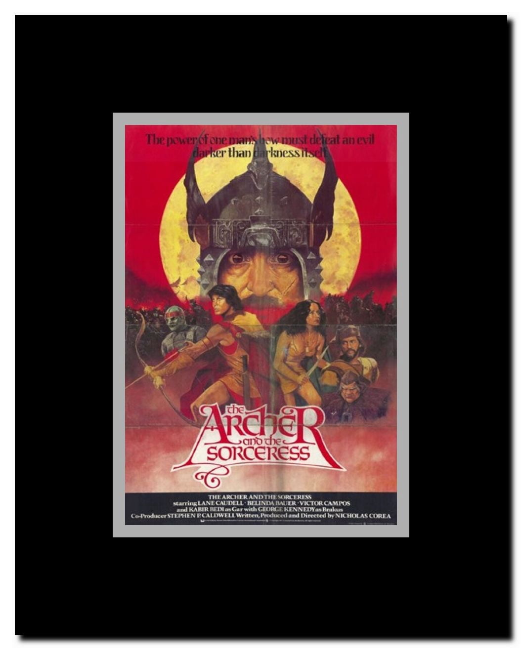 Archer and the Socerress Framed Movie Poster