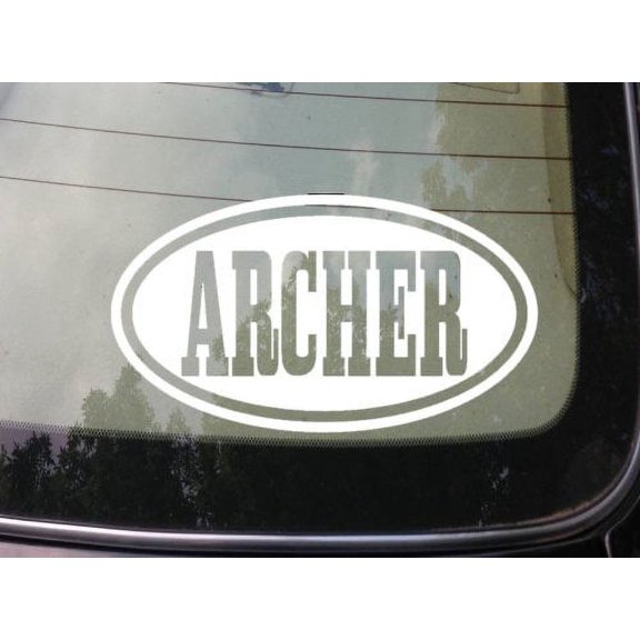 Archer sticker decal bowhunting deer hunting whitetail arrow bow 6" decal *C700*