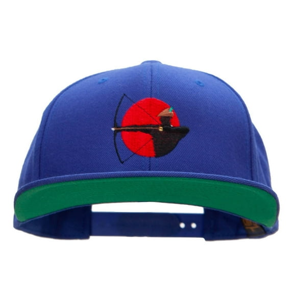Archerer Embroidered Wool Blend Snapback Cap - Royal OSFM