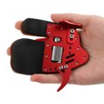 thumbnail image 1 of Archery Aluminum Leather Finger Tab Hunting Protector Adjustable Finger Guard Right Left Hand for Recurve Bow Tradition Shooting Accessory Gear, 1 of 1