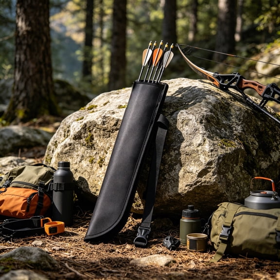 Archery Arrow Case,Portable Arrow Storage Quiver,Softdurable Lightweight Arrow Storage Quiver, Durable Compact Arrow Box Archery Accessories For Outdoor Hunting And Shooting Range