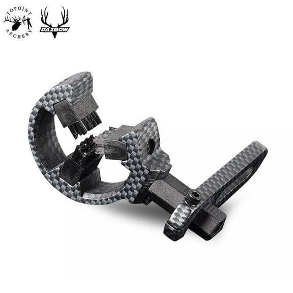 Archery Arrow Rest Capture Whisker Biscuit Brush Arrow Rest for Compound Bow/Recurve Bow Right and Left Hand Hunting Shooting Targeting(CARBON)