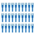 thumbnail image 1 of Uxcell Archery Arrows Nocks, Plastic Insert Arrow Nock Replacement Arrow Tails for Hunting Shooting Compound Recurve Blue, 1 of 7