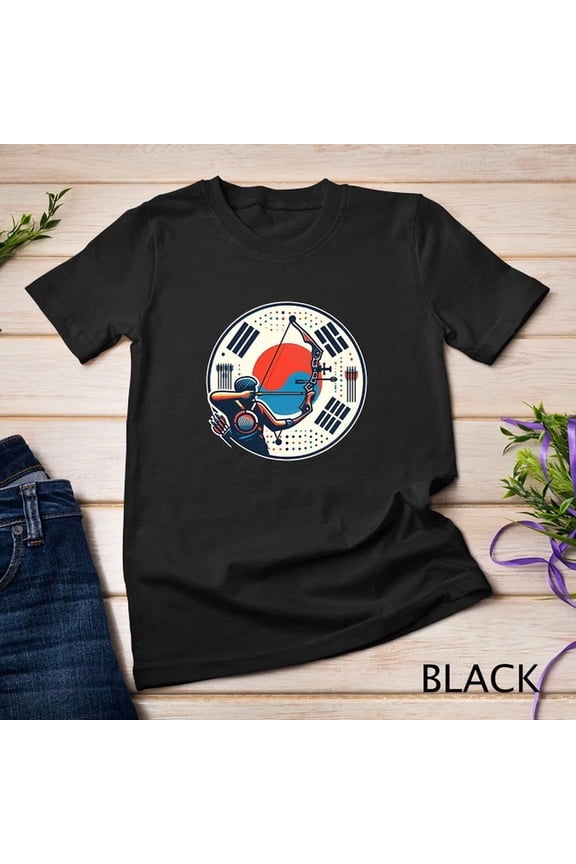 Archery Athlete Archery Korean Flag T-Shirt