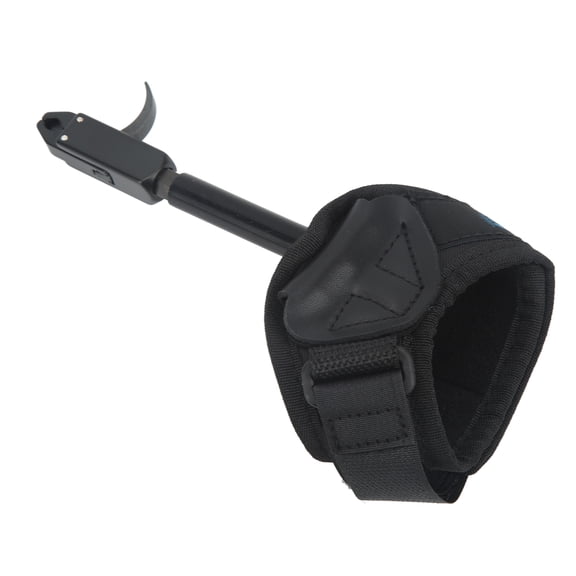 Archery Bow Caliper Release Aid with Neoprene Wrist Strap (Black) - Precision Trigger for Hunting & Target Practice