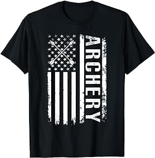 Archery Bow Hunting American Flag Vintage USA T-Shirt - Walmart.com