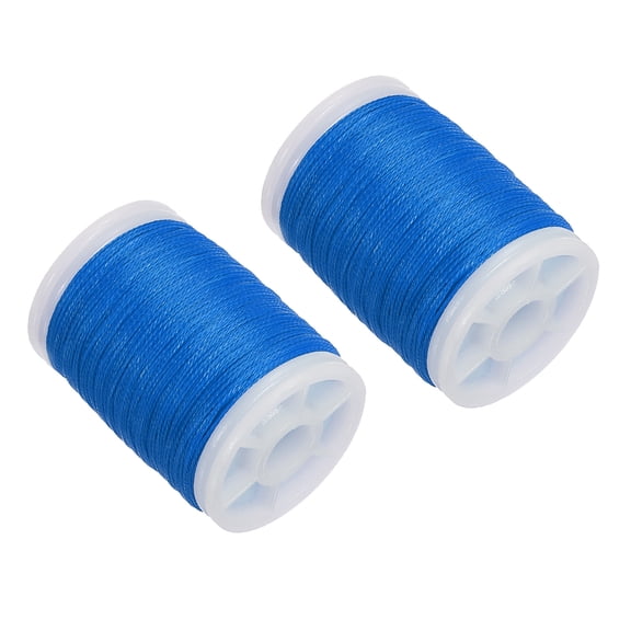 Archery Bow String Serving Thread 120 Yard/110M, 0.015" Dia Bowstring Thread, Blue 2 Pack