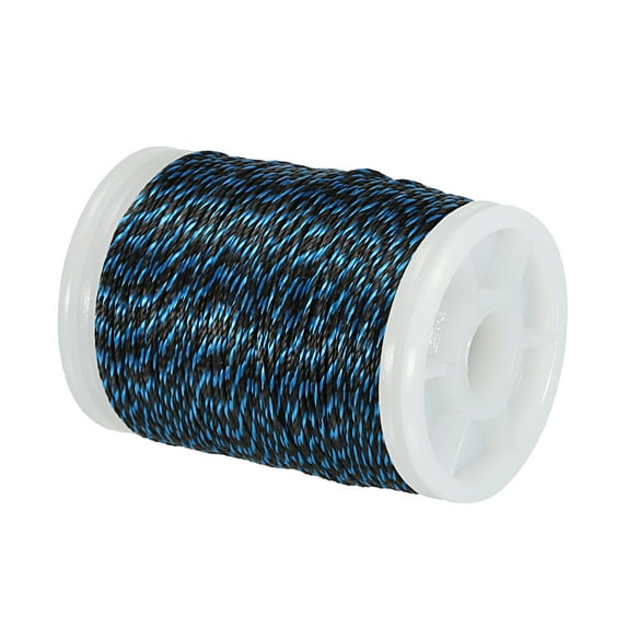 Archery Bow String Serving Thread 120 Yard/110M, 0.3" Dia Bowstring Thread, Navy Blue Black
