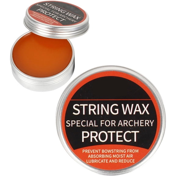 Archery Bow String Wax 2pcs Compound Bowstring Wax Reducing Friction Protective Rail Lube Bow Wax Accessories for Recurve Crossbow