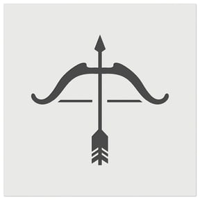 Archery Bow and Arrow DIY Cookie Wall Craft Stencil - 3.5 Inch