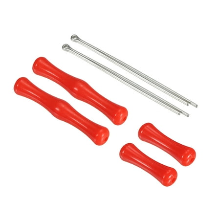 Archery Bowstring Finger Saver 2 Inch/1.2 Inch Silicone Finger Guard for Adult, Red, 2 Pack