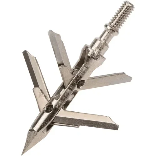 Archery Broadhead 125 Grain 6PCS Mechanical 4-Blade Hunting Arrow Head