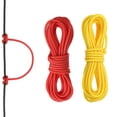 thumbnail image 1 of Archery D Loop Rope 10 FT, 2 Pack Bow String Release Nock Wire Nocking Loop Ring, Yellow Red, 1 of 6